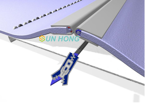 seamed press felt مطبوعات درز احساس می شود