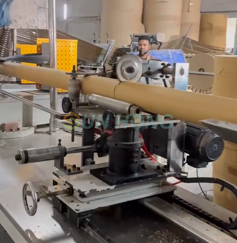 دستگاه لوله کاغذ CNC چهار سر