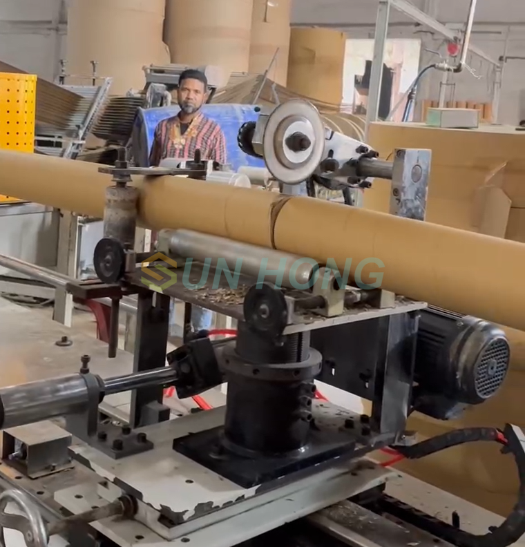 دستگاه لوله کاغذ CNC چهار سر