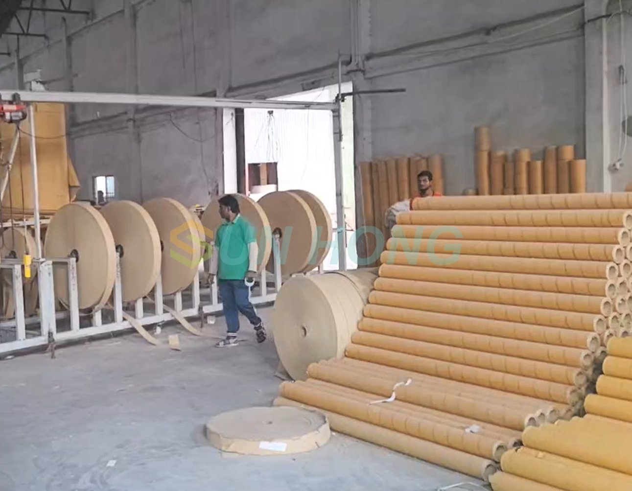 دستگاه لوله کاغذ CNC چهار سر