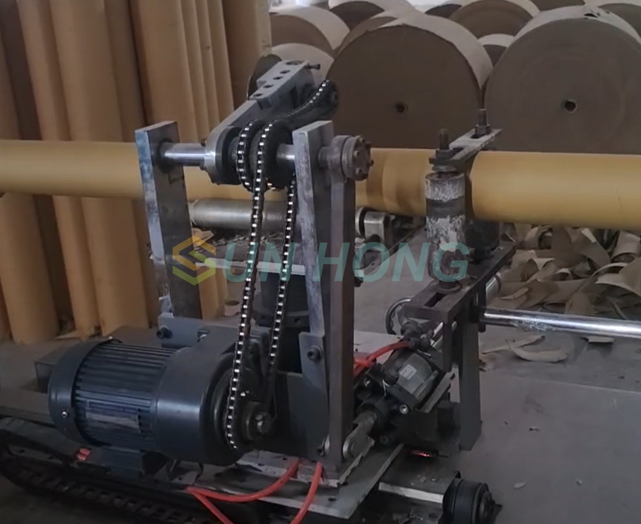 دستگاه لوله کاغذ CNC چهار سر